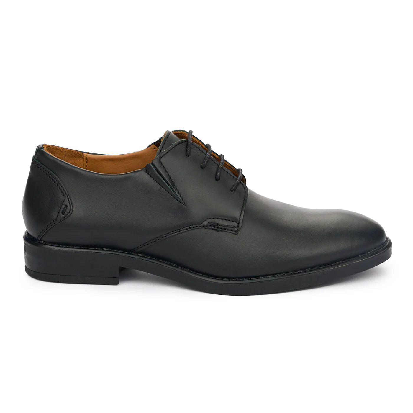 Pantofi barbati din piele naturala neagra 7406