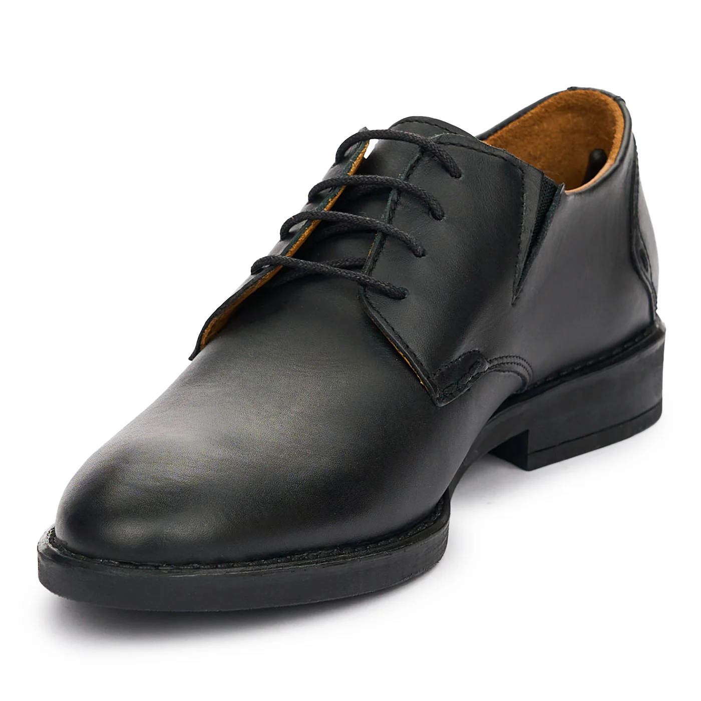 Pantofi barbati din piele naturala neagra 7406 - Image 3