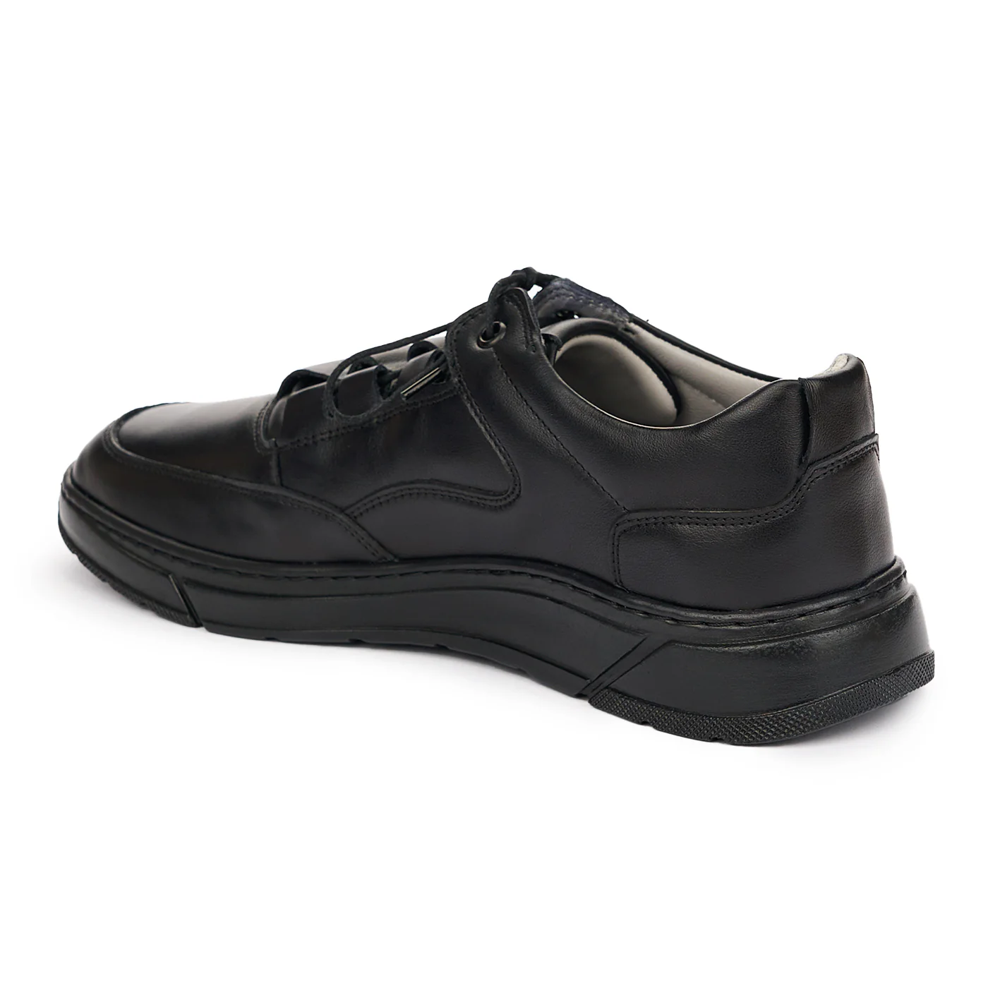 Pantofi barbati din piele naturala neagra 7417 - Image 2