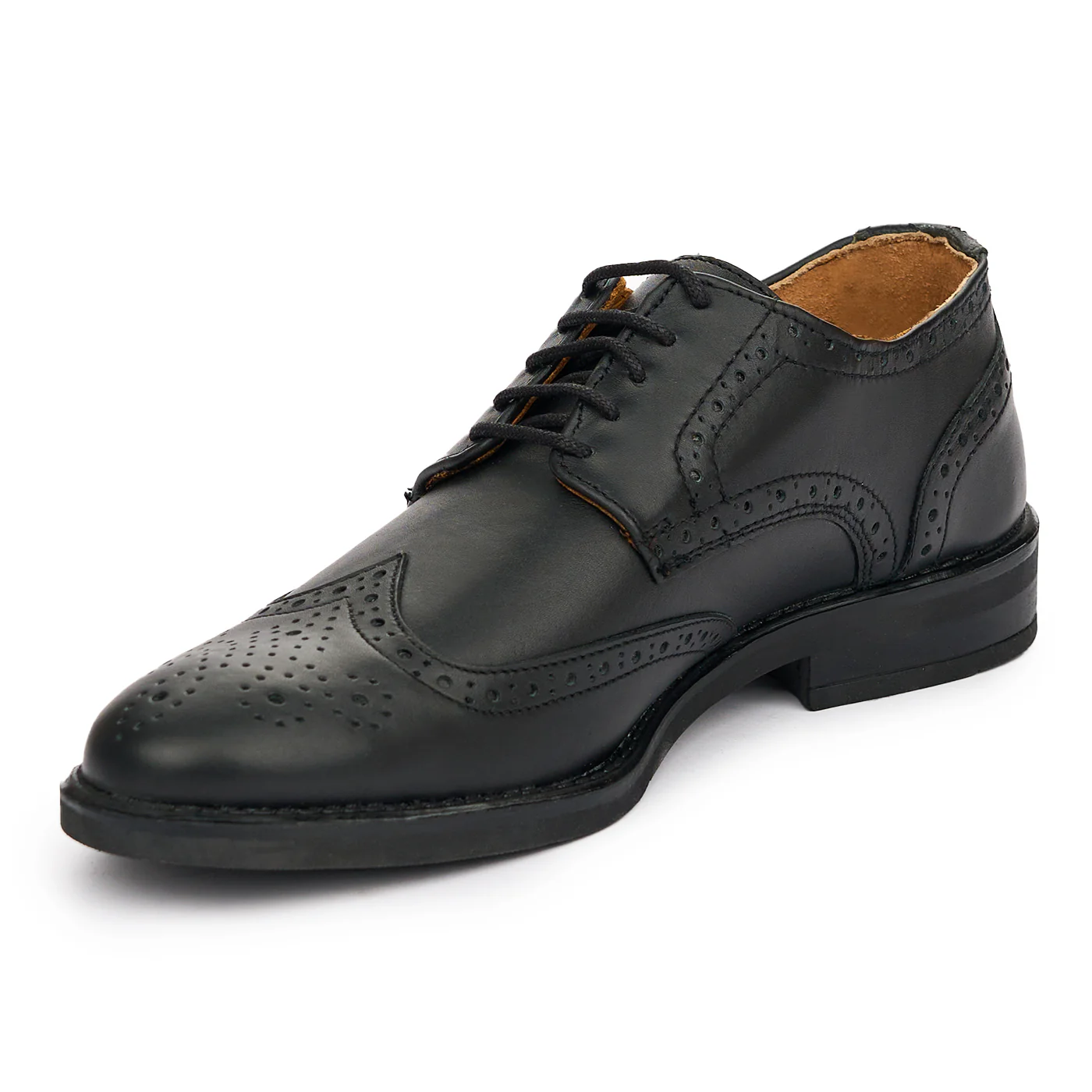 Pantofi barbati din piele naturala neagra 7423 - Image 3