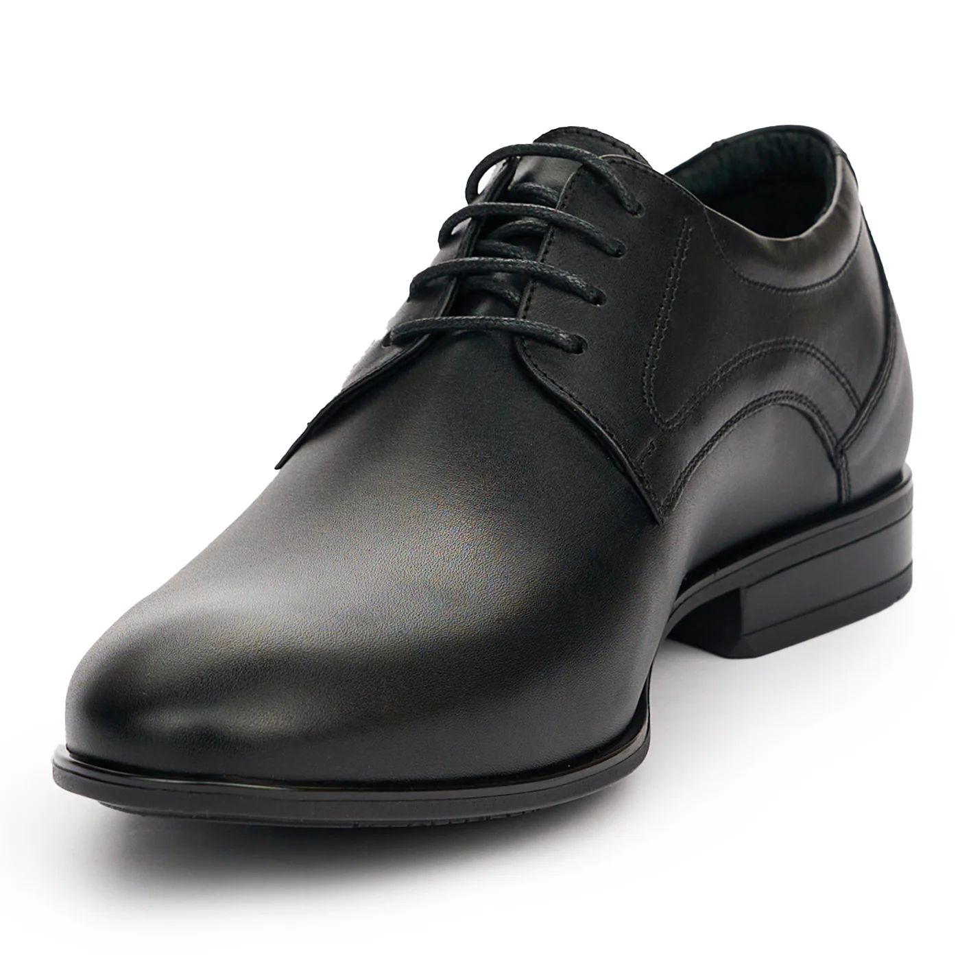 Pantofi barbati din piele naturala neagra 7441 - Image 3