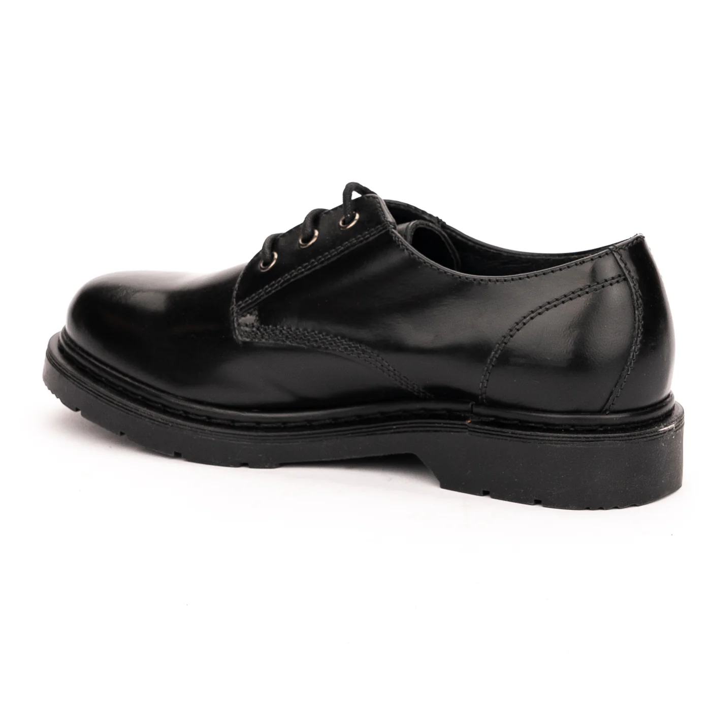 Pantofi barbati din piele naturala neagra 7468 - Image 2