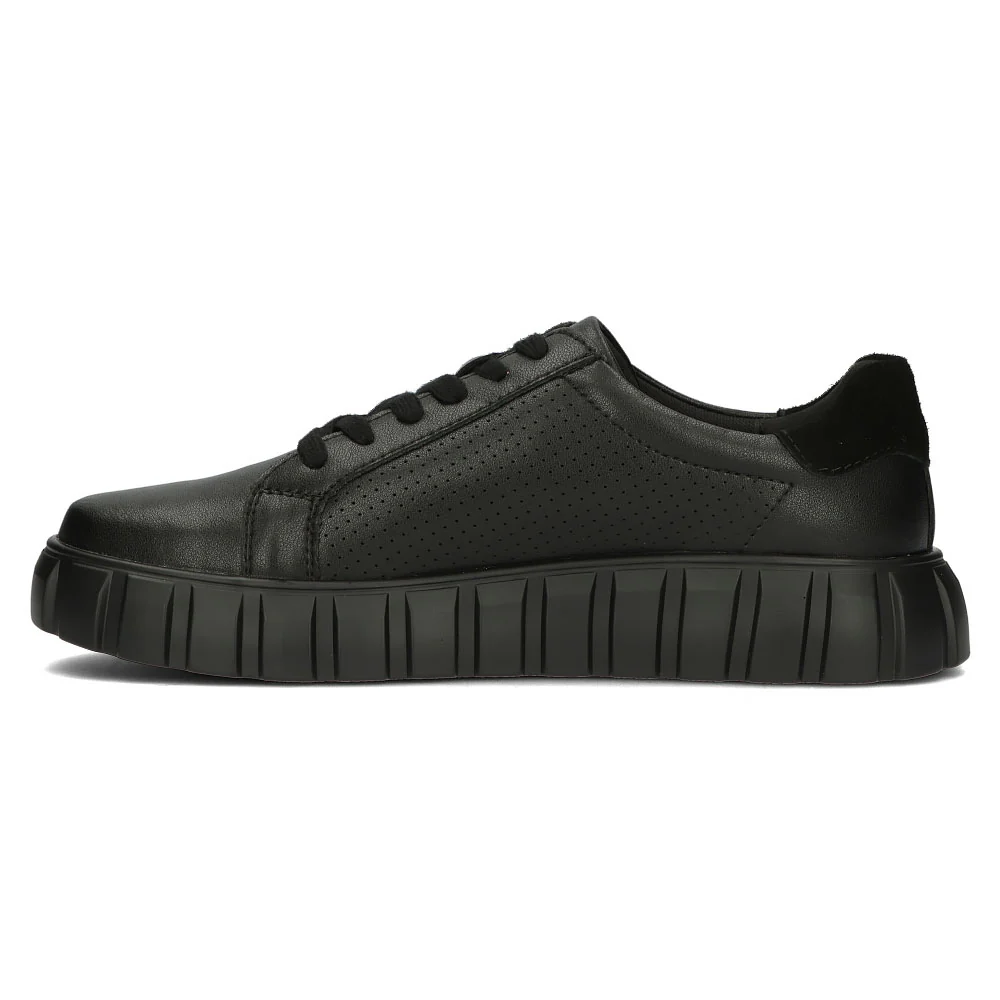 Pantofi barbati din piele naturala neagra 7502 - Image 3