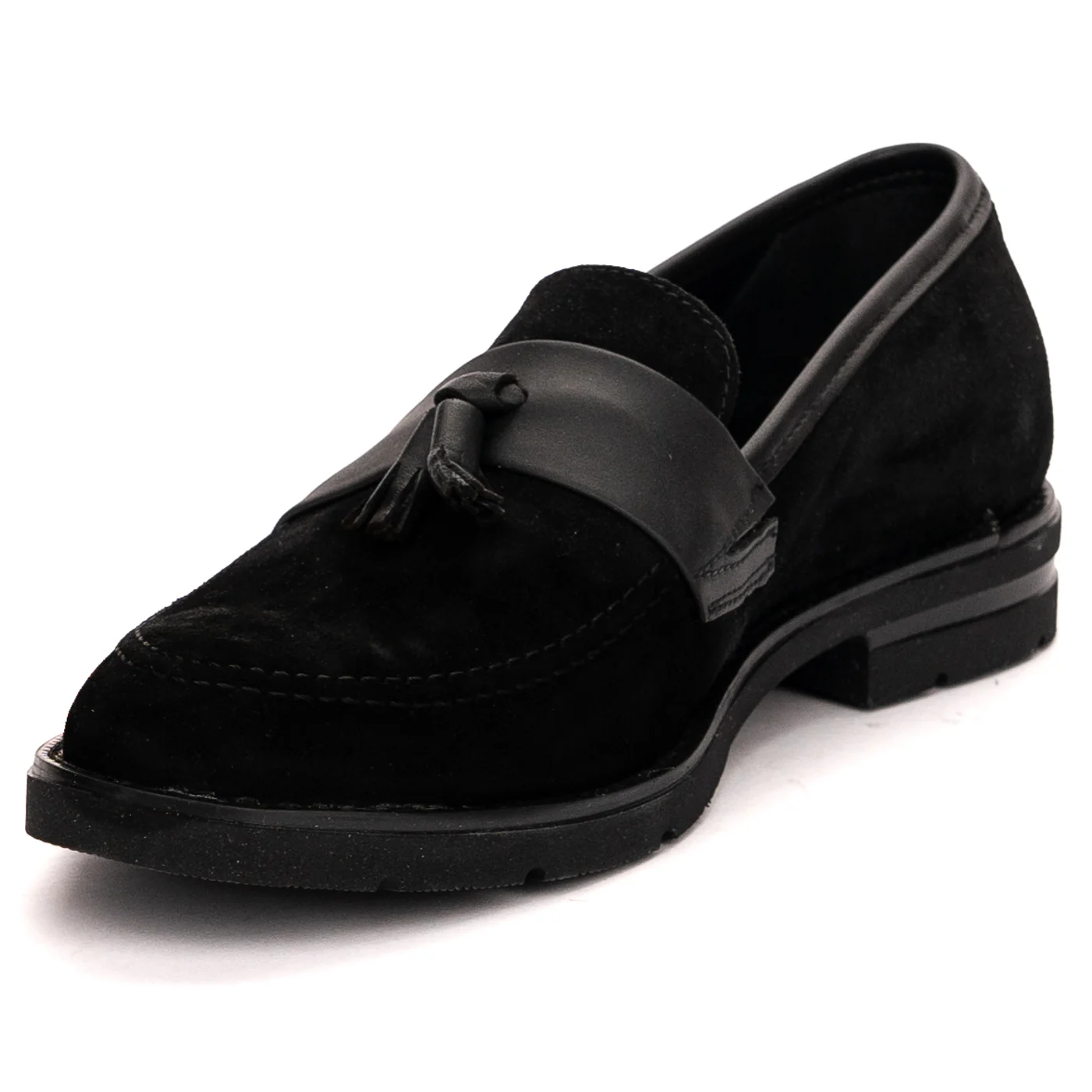 Pantofi barbati din piele naturala neagra 7515 - Image 3