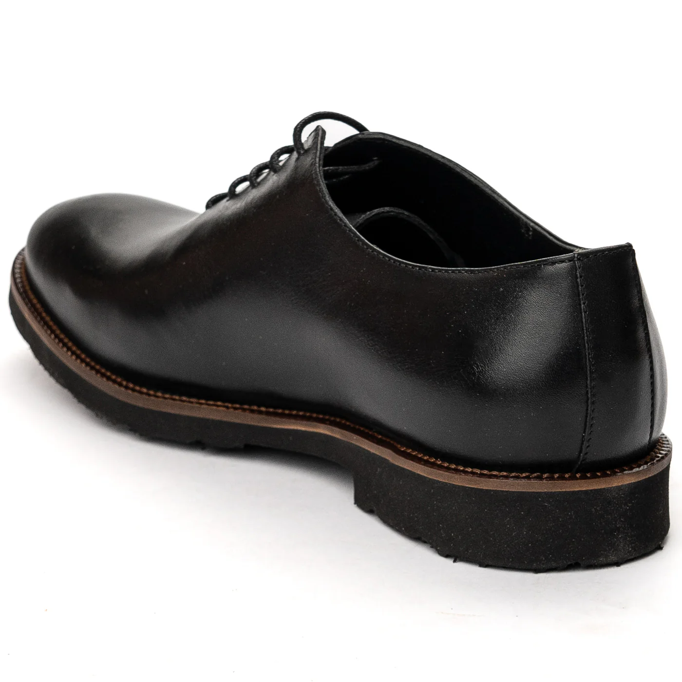 Pantofi barbati din piele naturala neagra 7526 - Image 2