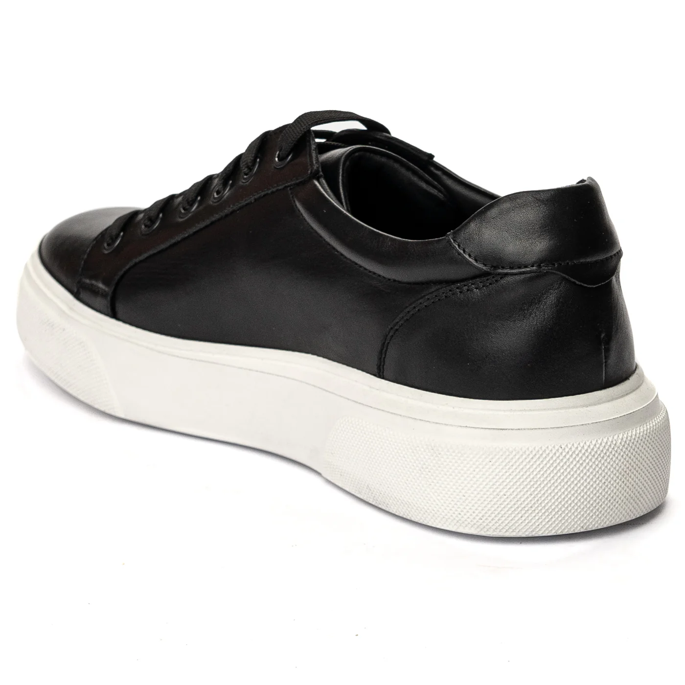 Pantofi barbati din piele naturala neagra 7528 - Image 2