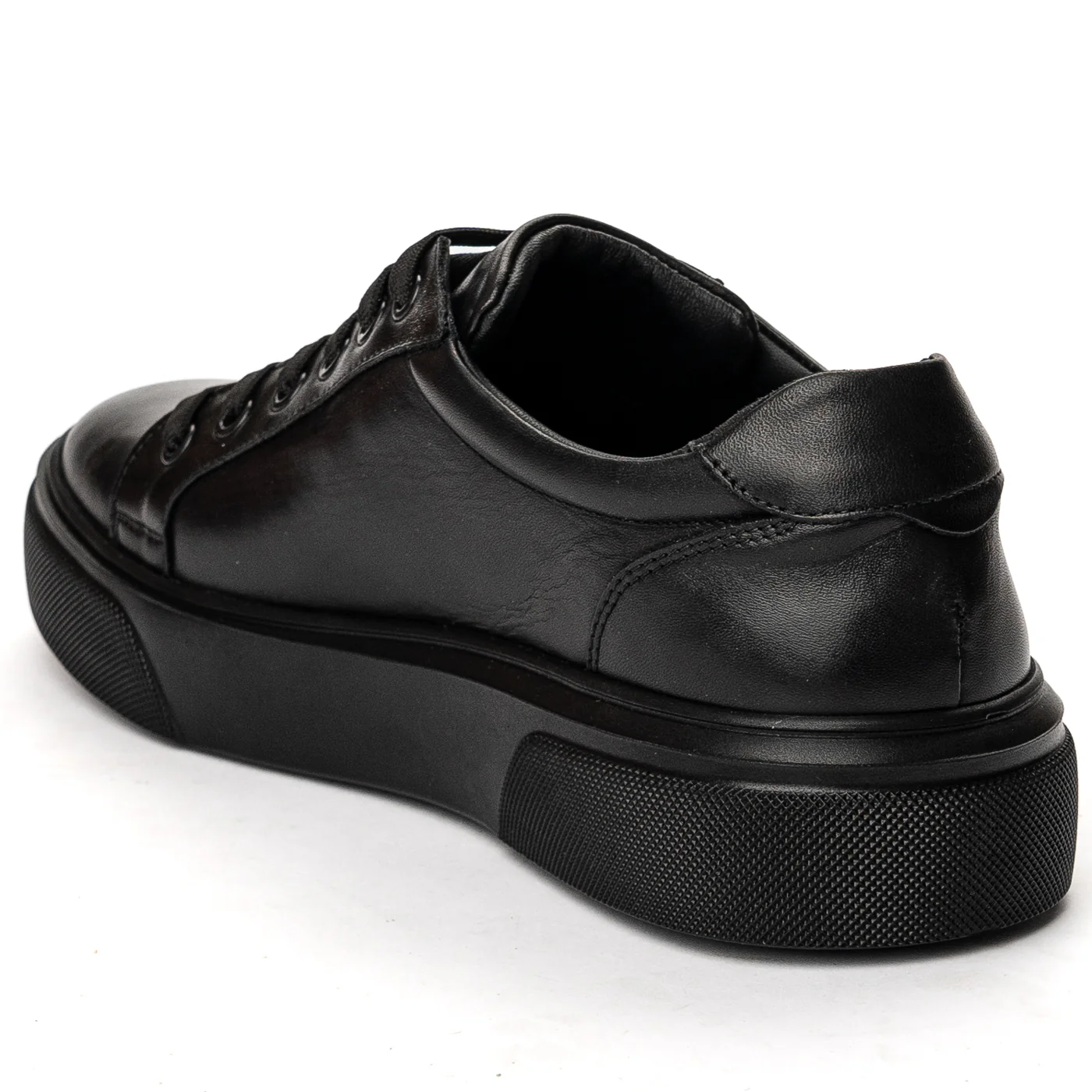 Pantofi barbati din piele naturala neagra 7529 - Image 2