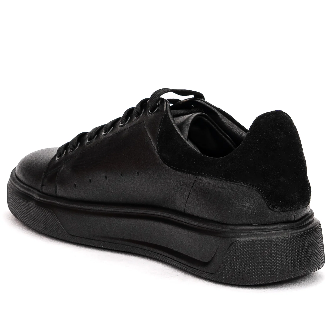 Pantofi barbati din piele naturala neagra 7532 - Image 2