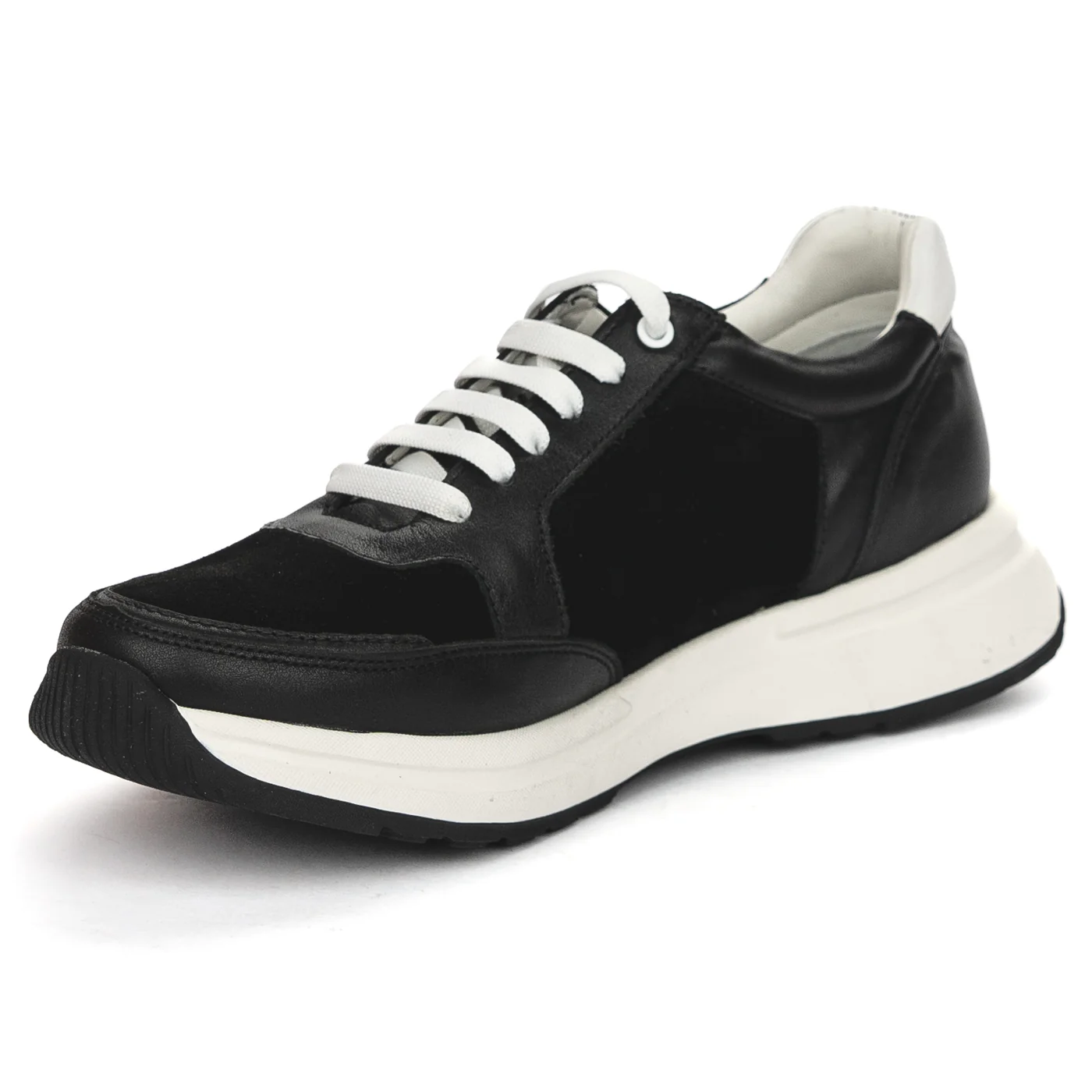 Pantofi barbati din piele naturala neagra 7537 - Image 3