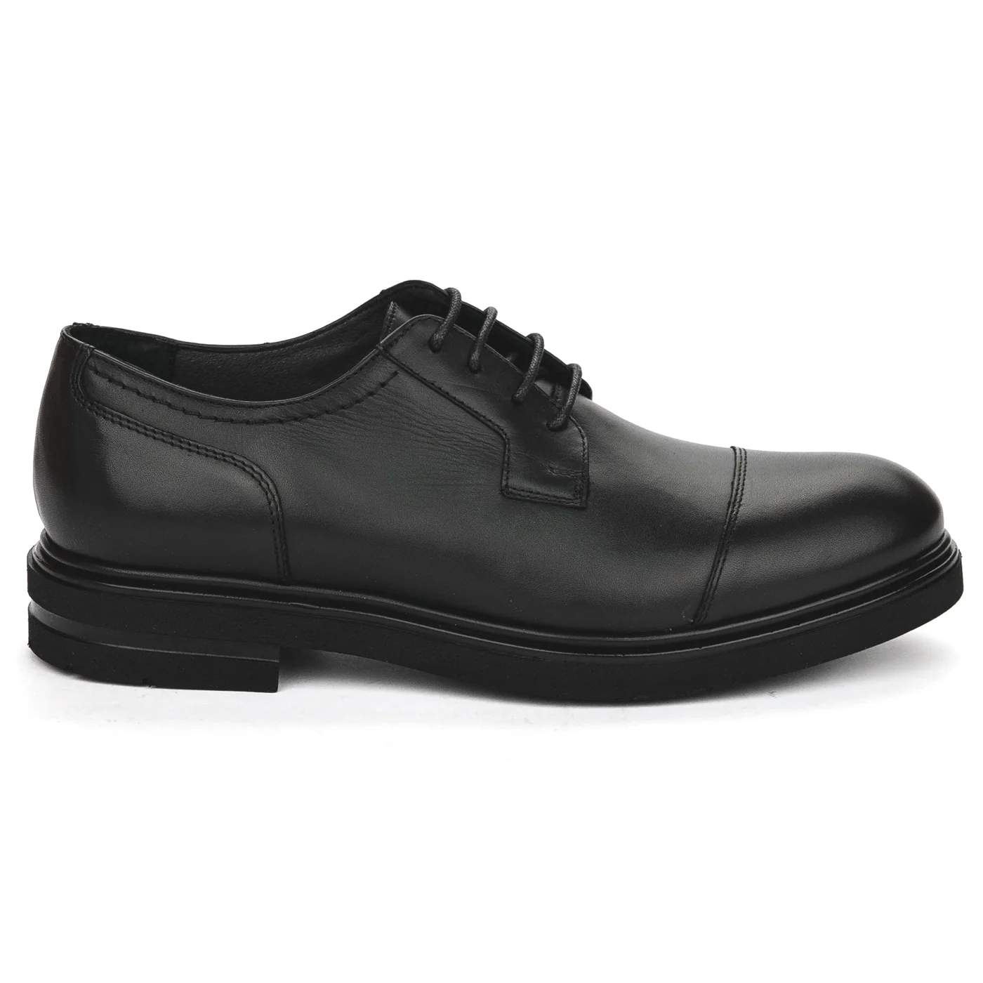 Pantofi barbati din piele naturala neagra 7539