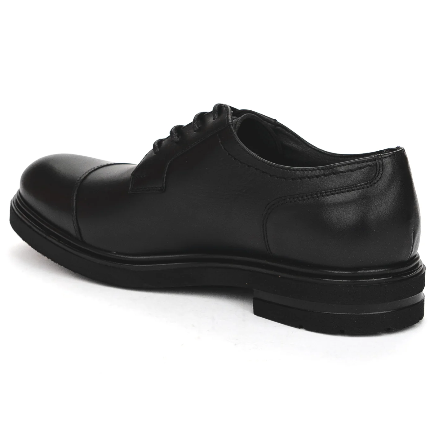 Pantofi barbati din piele naturala neagra 7539 - Image 2