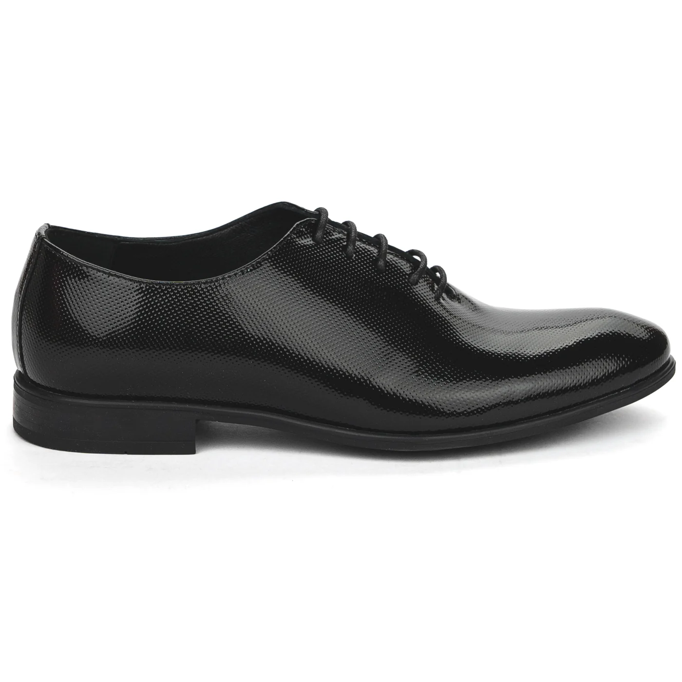 Pantofi barbati din piele naturala neagra 7543