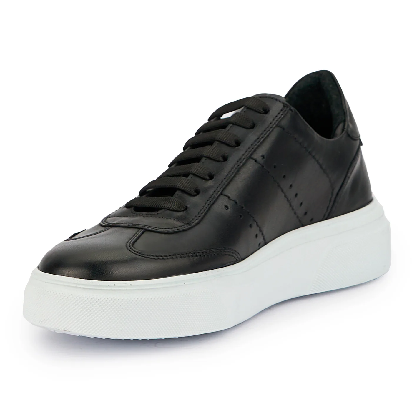 Pantofi barbati din piele naturala neagra 7589 - Image 3