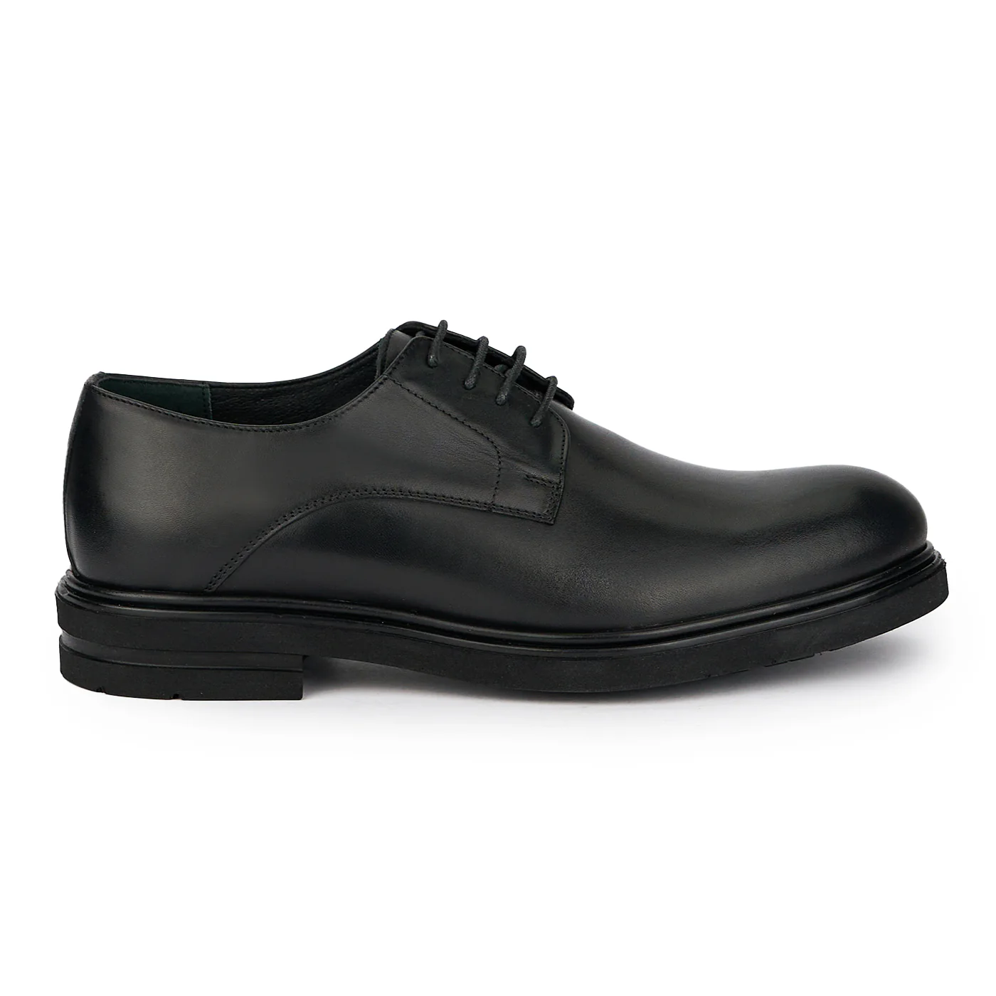 Pantofi barbati din piele naturala neagra 7696
