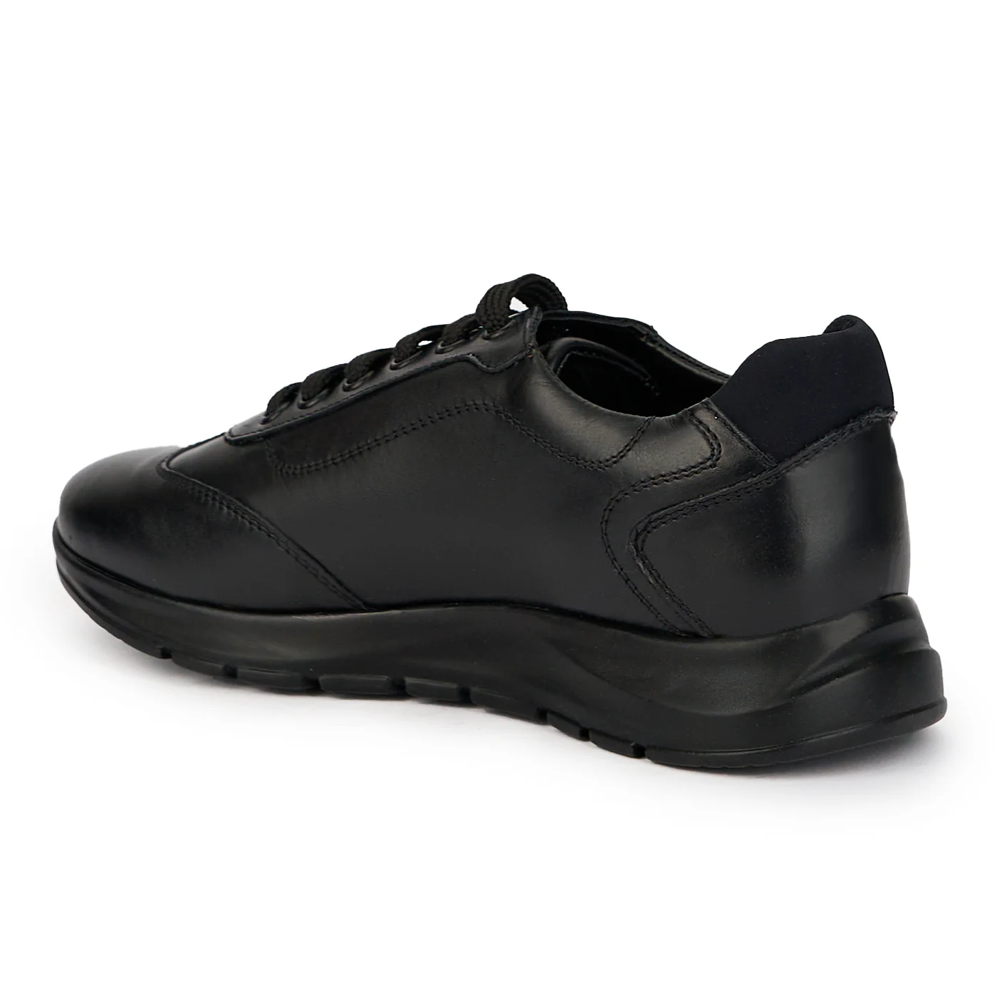 Pantofi barbati din piele naturala neagra 7707 - Image 2