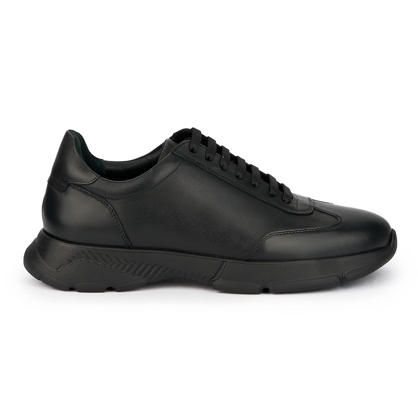 Pantofi barbati din piele naturala neagra 7711