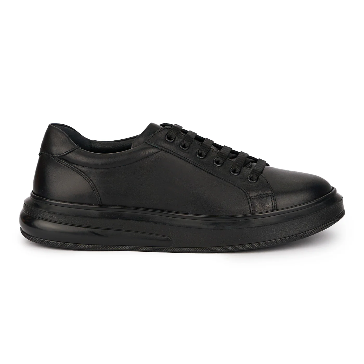 Pantofi barbati din piele naturala neagra 7730