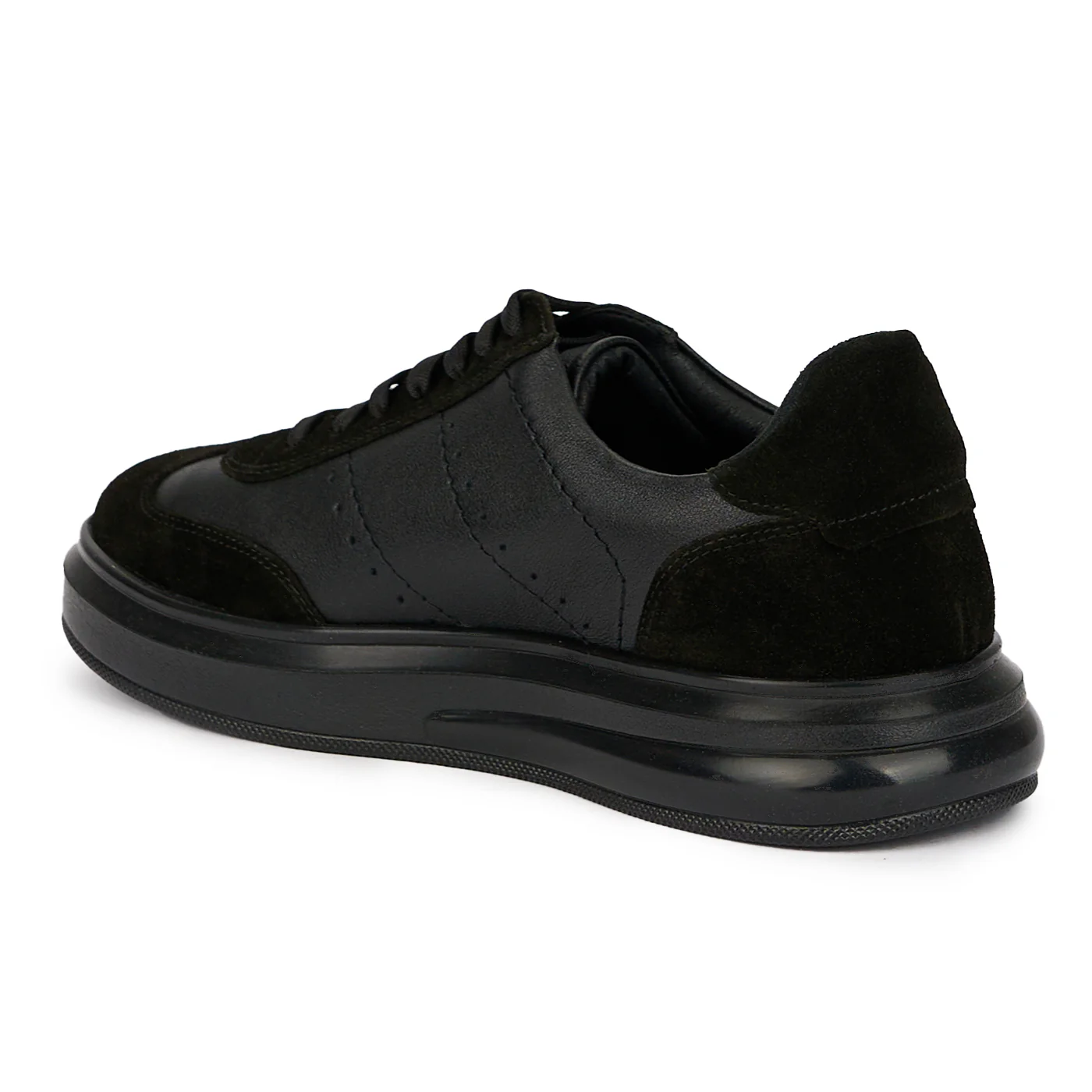 Pantofi barbati din piele naturala neagra 7733 - Image 2