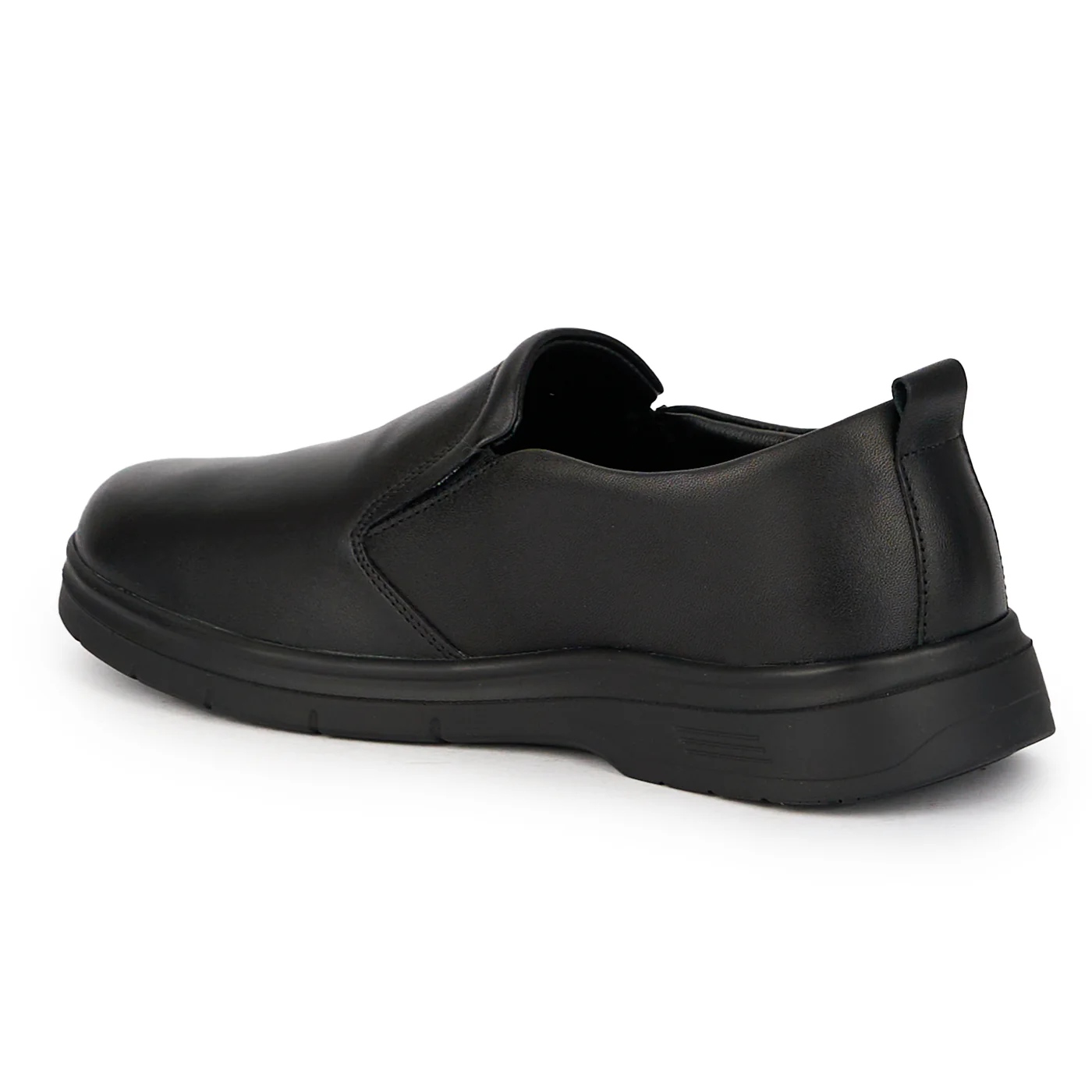 Pantofi barbati din piele naturala neagra 7746 - Image 2