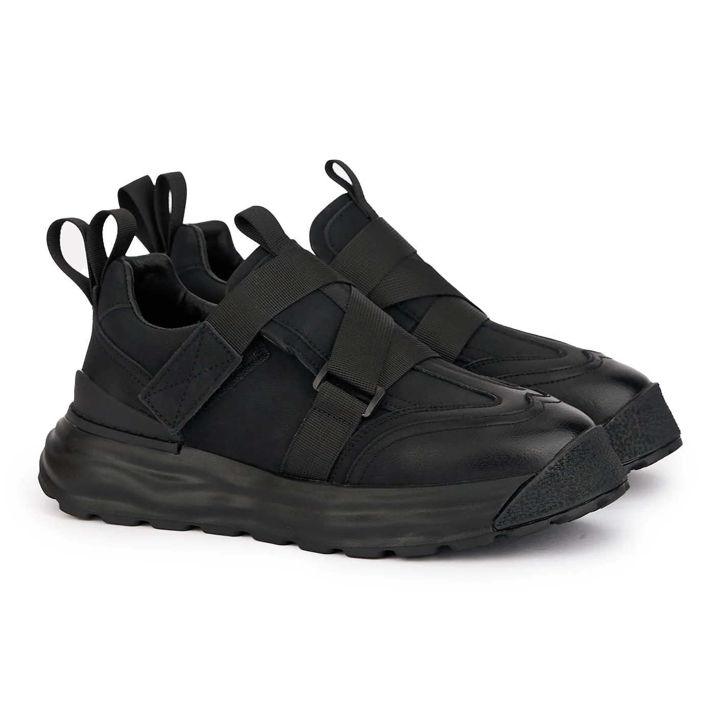 Pantofi barbati din piele naturala neagra 7769 - Image 4