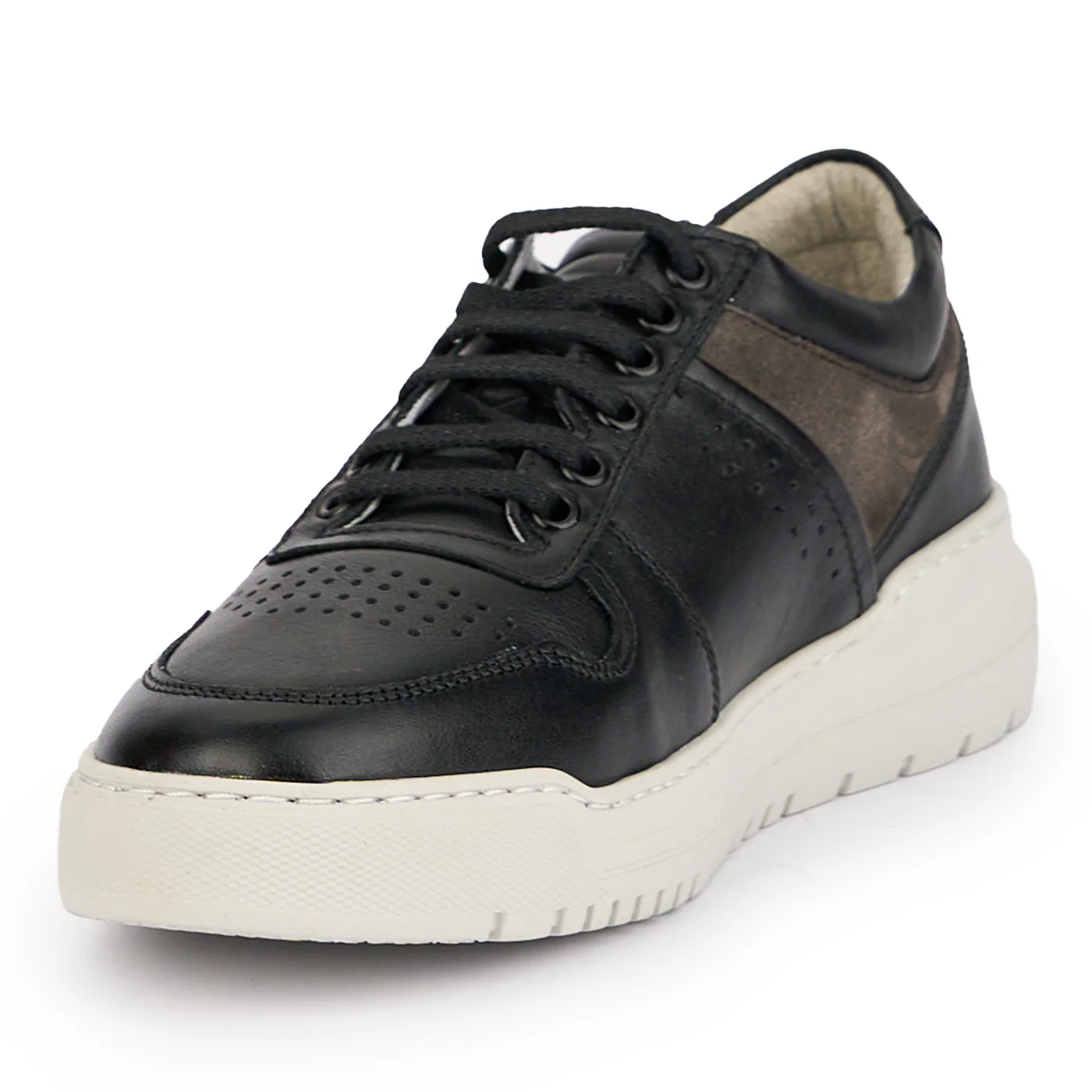 Pantofi barbati din piele naturala neagra 7774 - Image 3