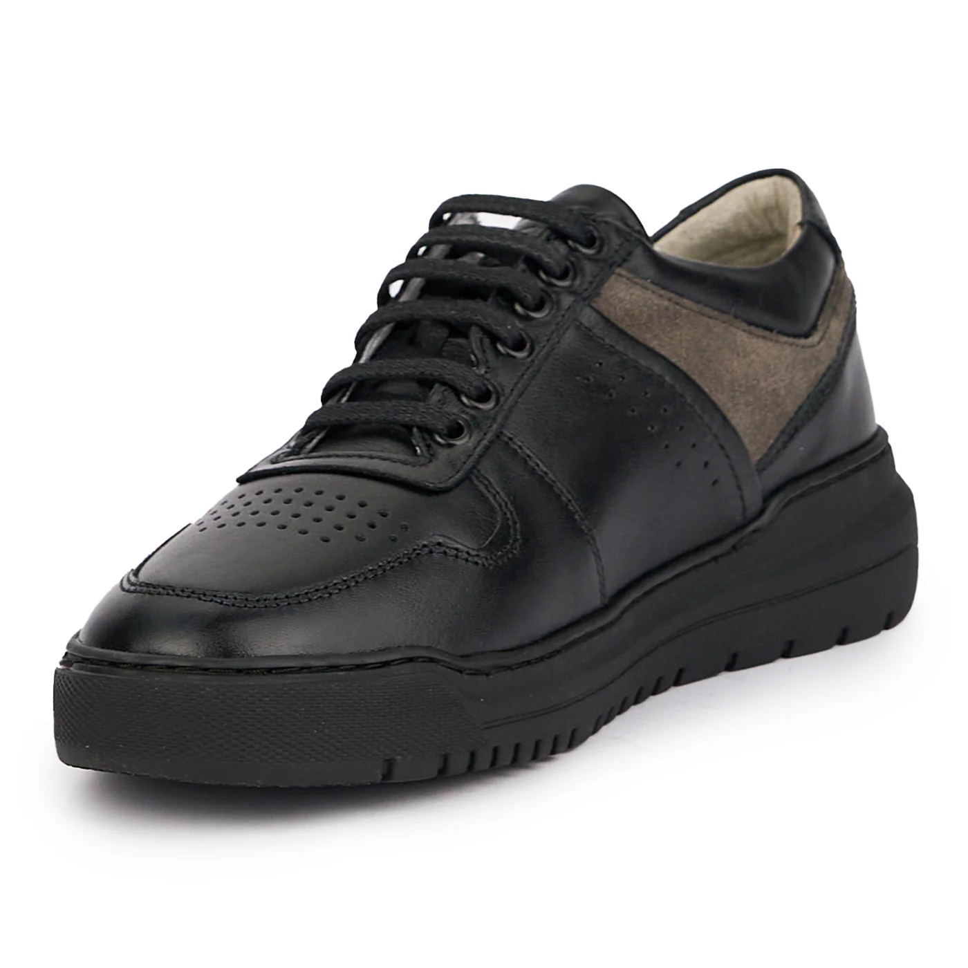 Pantofi barbati din piele naturala neagra 7775 - Image 3