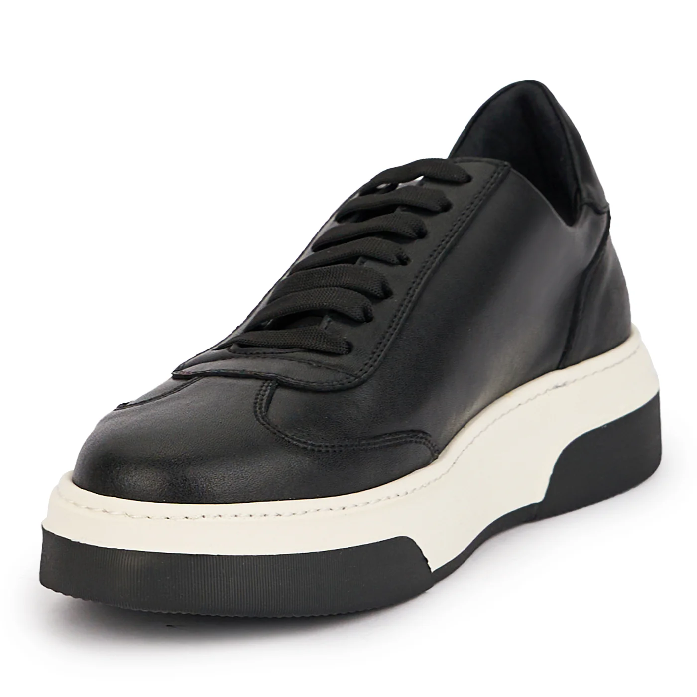 Pantofi barbati din piele naturala neagra 7790 - Image 3