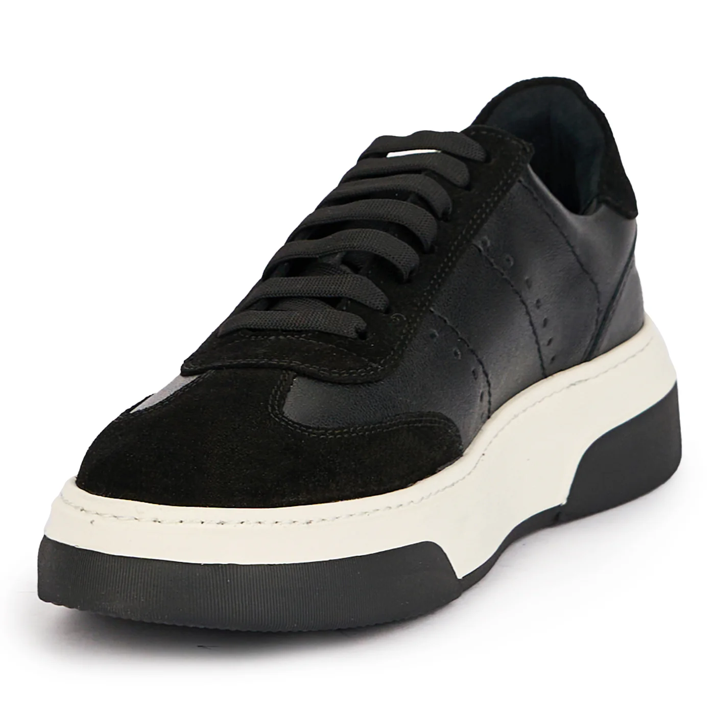 Pantofi barbati din piele naturala neagra 7791 - Image 3