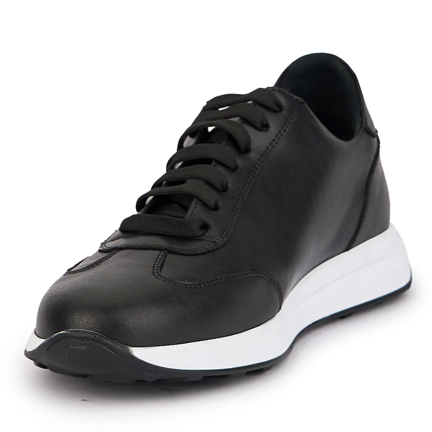 Pantofi barbati din piele naturala neagra 7792 - Image 3