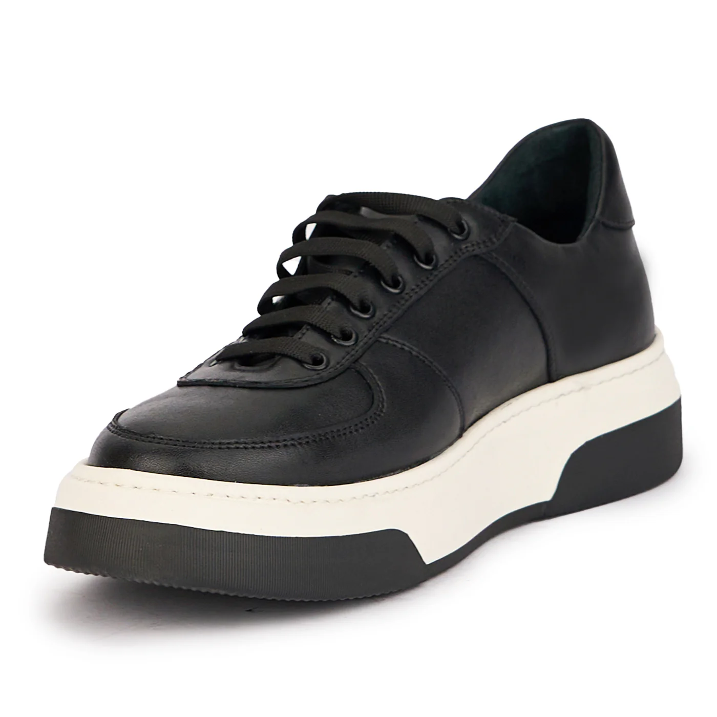 Pantofi barbati din piele naturala neagra 7803 - Image 3