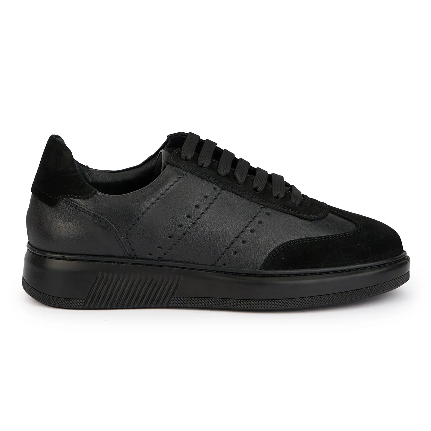 Pantofi barbati din piele naturala neagra 7811