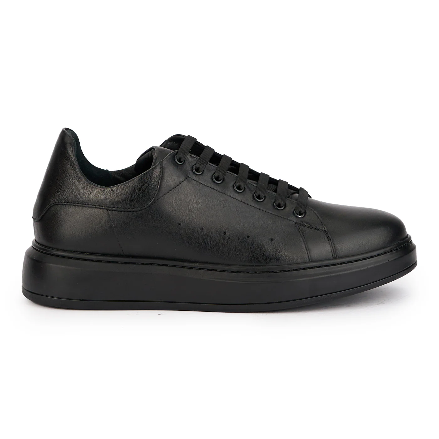 Pantofi barbati din piele naturala neagra 7812
