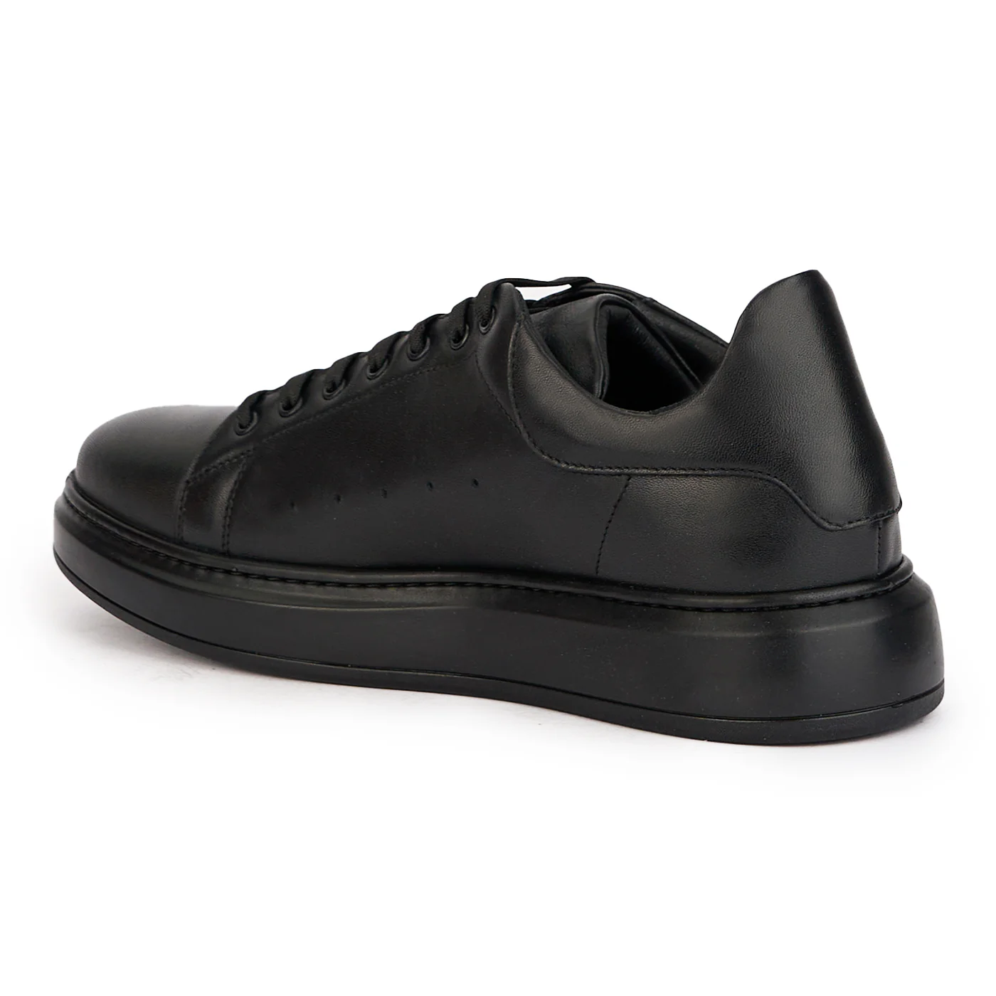 Pantofi barbati din piele naturala neagra 7812 - Image 2