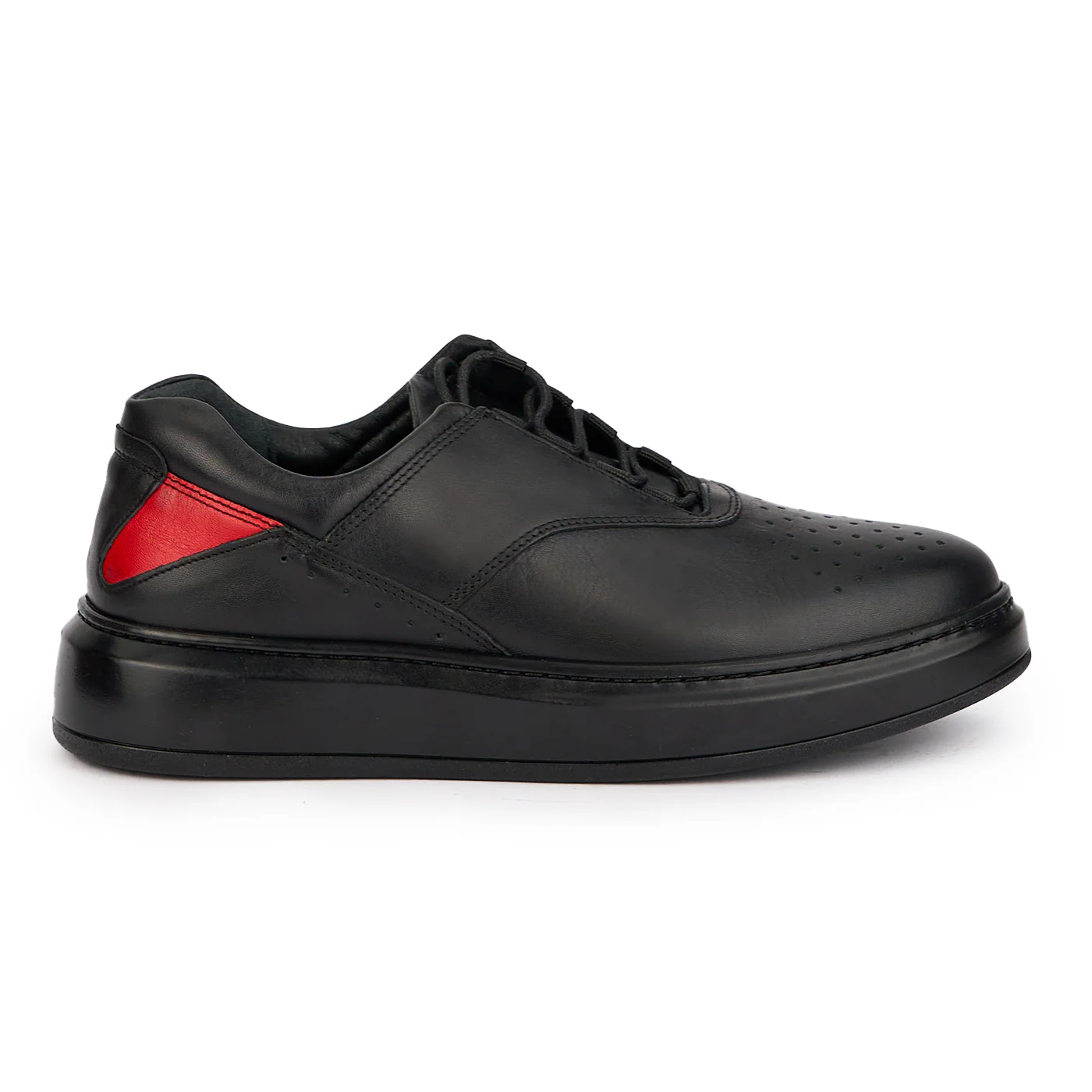 Pantofi barbati din piele naturala neagra 7813