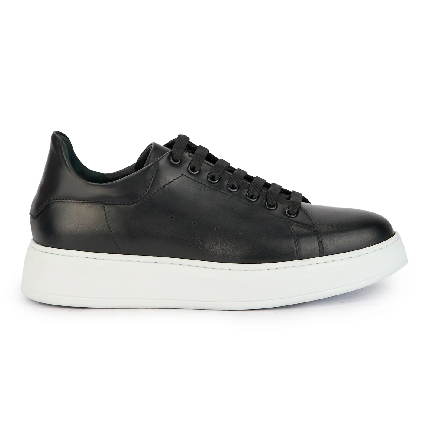 Pantofi barbati din piele naturala neagra 7821