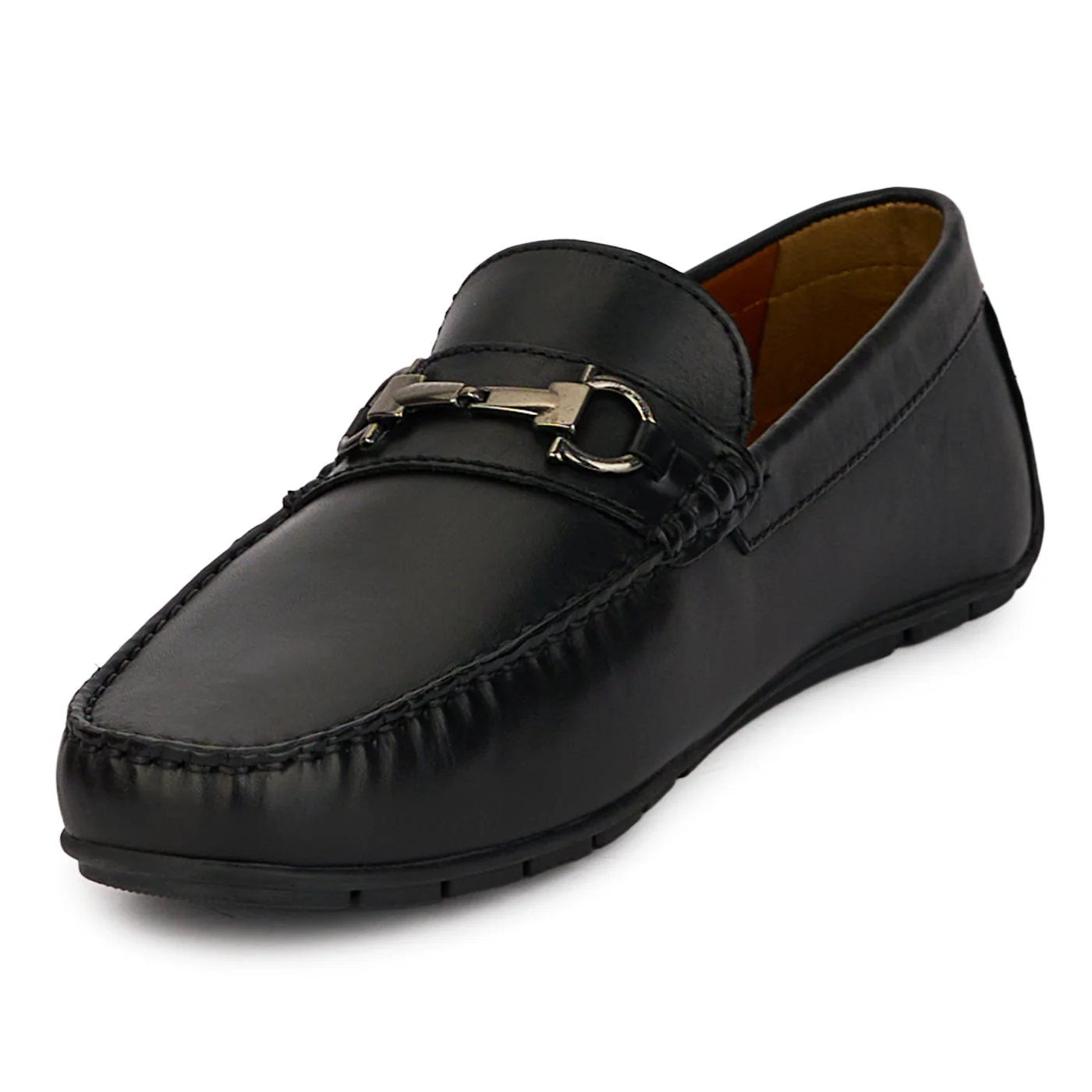 Pantofi barbati din piele naturala neagra 7904 - Image 3