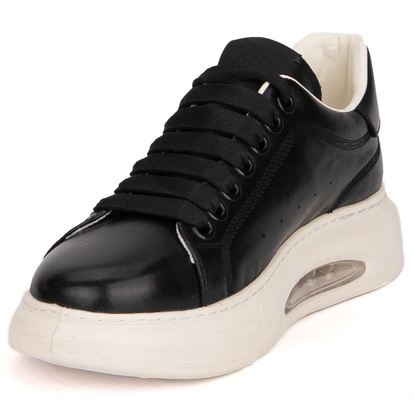 Pantofi barbati din piele naturala neagra 7925 - Image 3