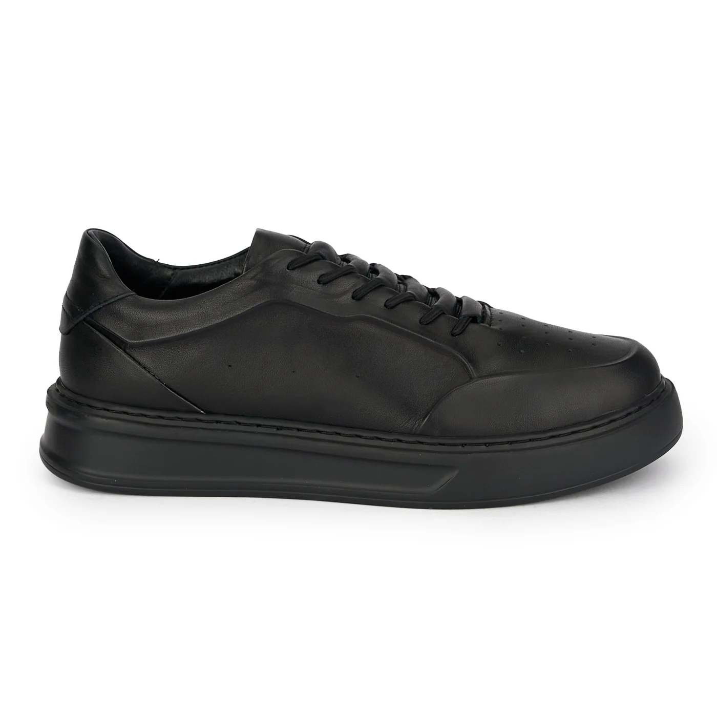 Pantofi barbati din piele naturala neagra 7952