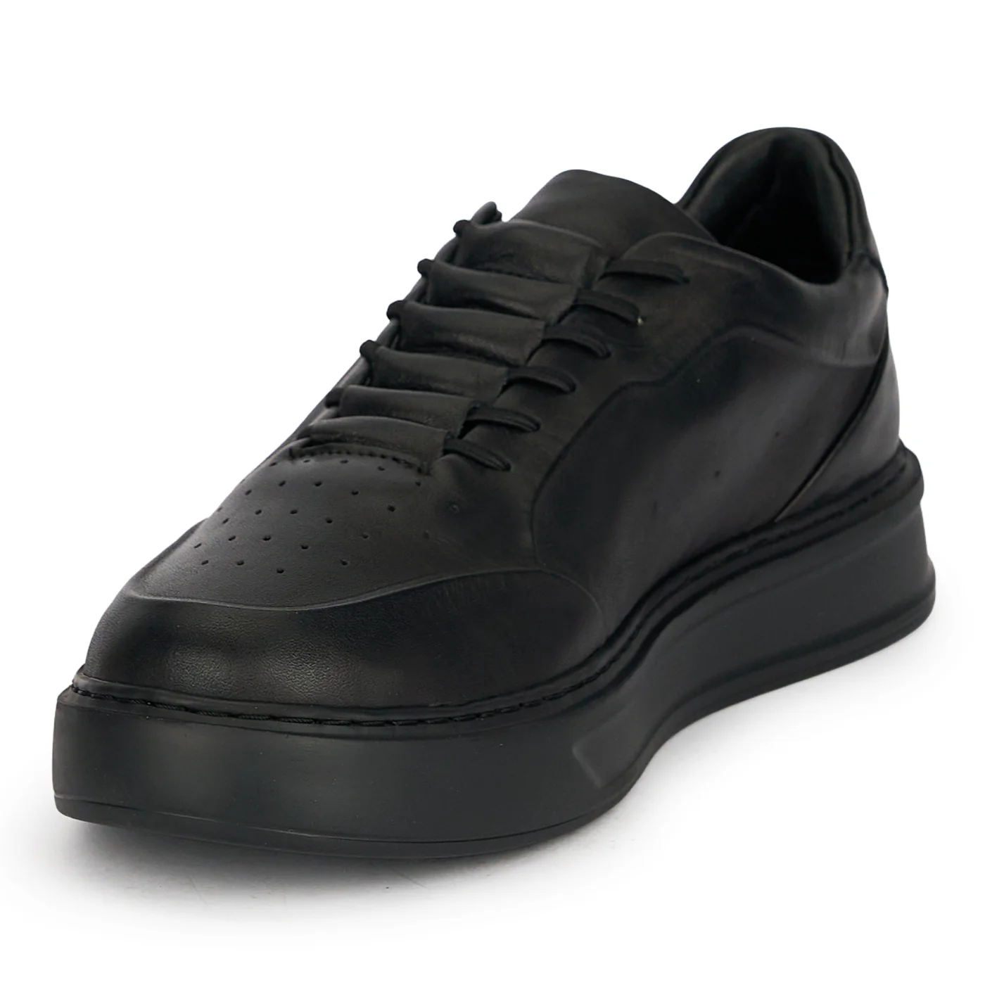 Pantofi barbati din piele naturala neagra 7952 - Image 3