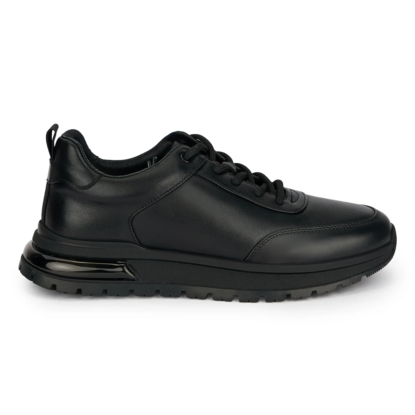 Pantofi barbati din piele naturala neagra 7954