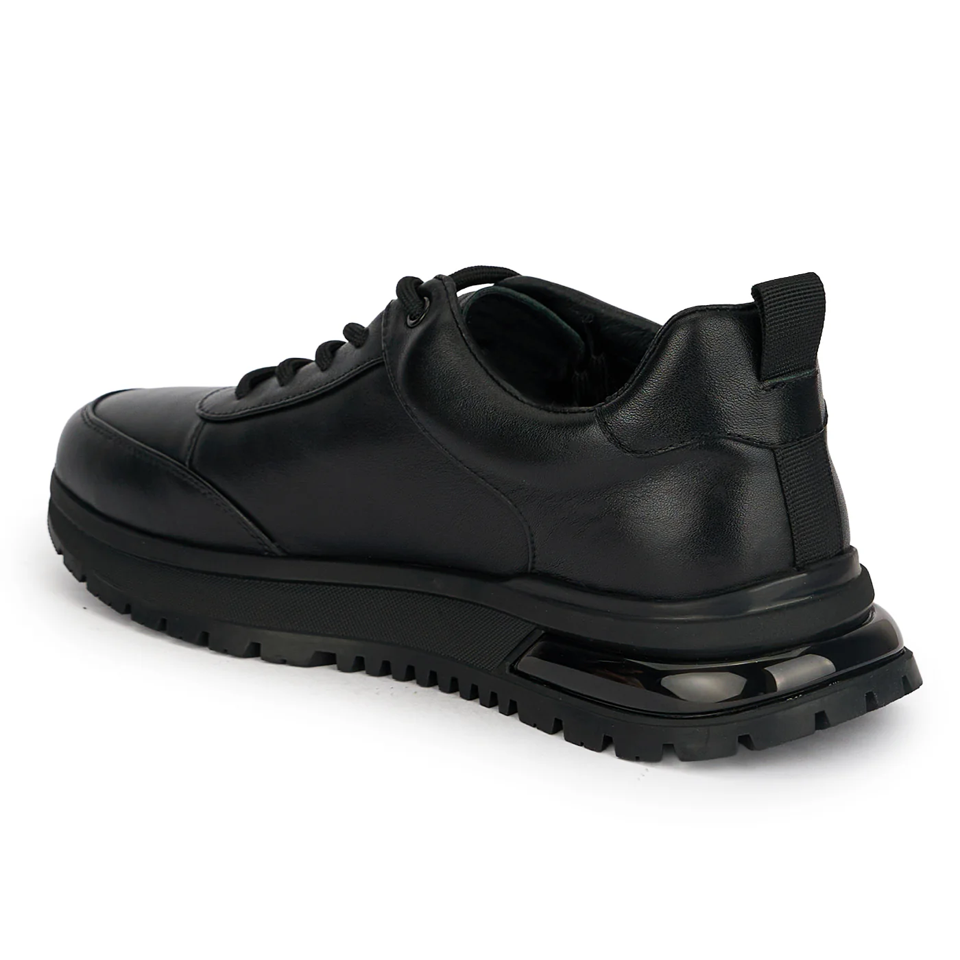 Pantofi barbati din piele naturala neagra 7954 - Image 2