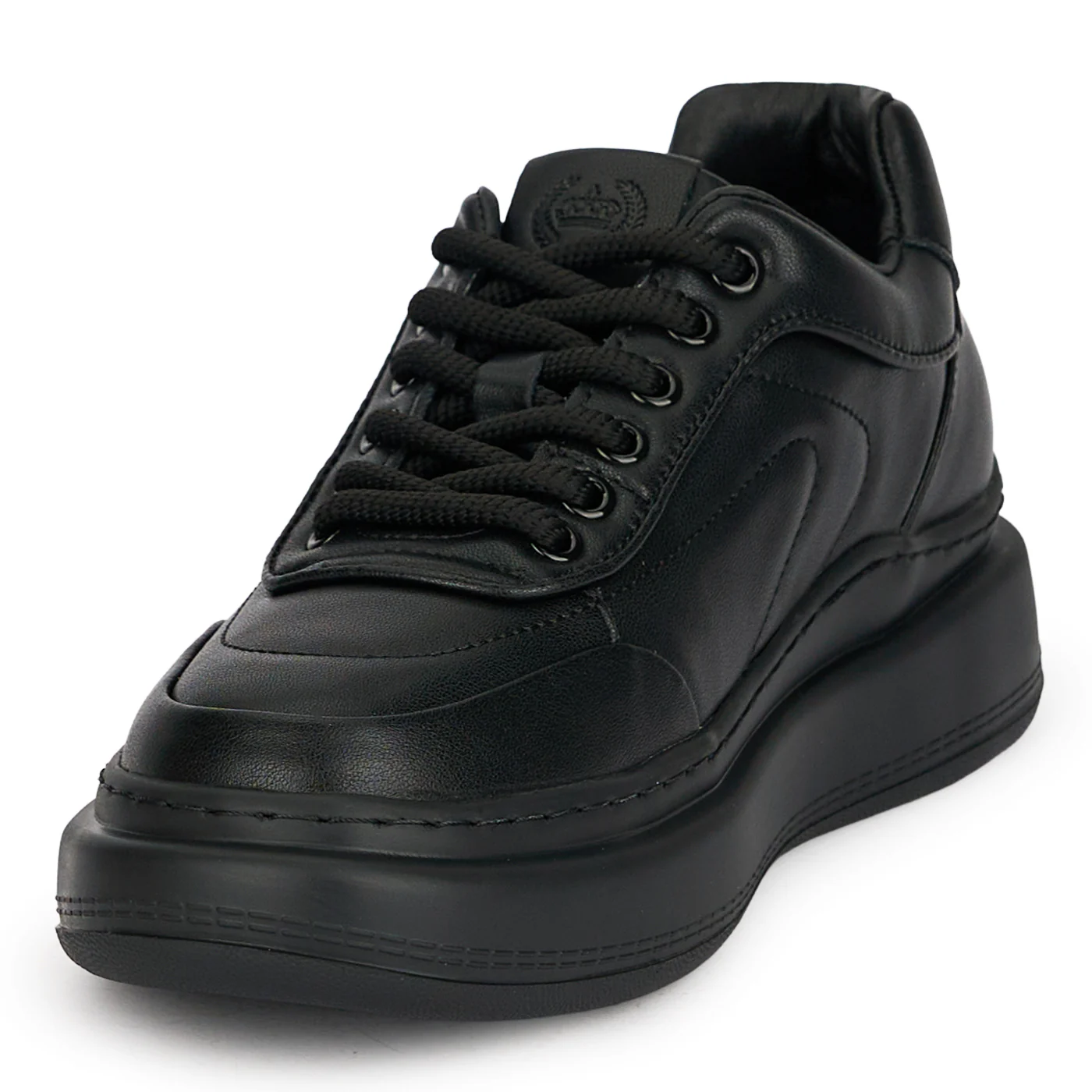 Pantofi barbati din piele naturala neagra 7957 - Image 3