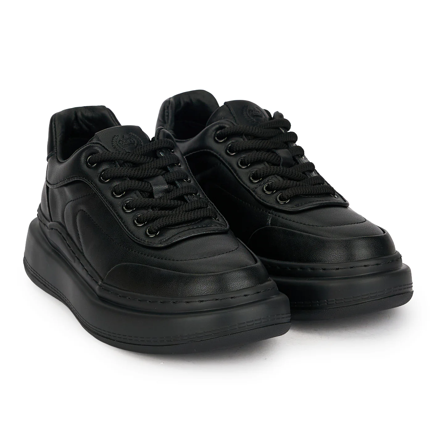 Pantofi barbati din piele naturala neagra 7957 - Image 4