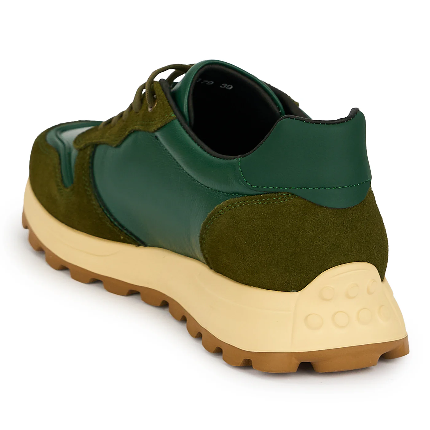 Pantofi barbati din piele naturala verde 20064 - Image 2
