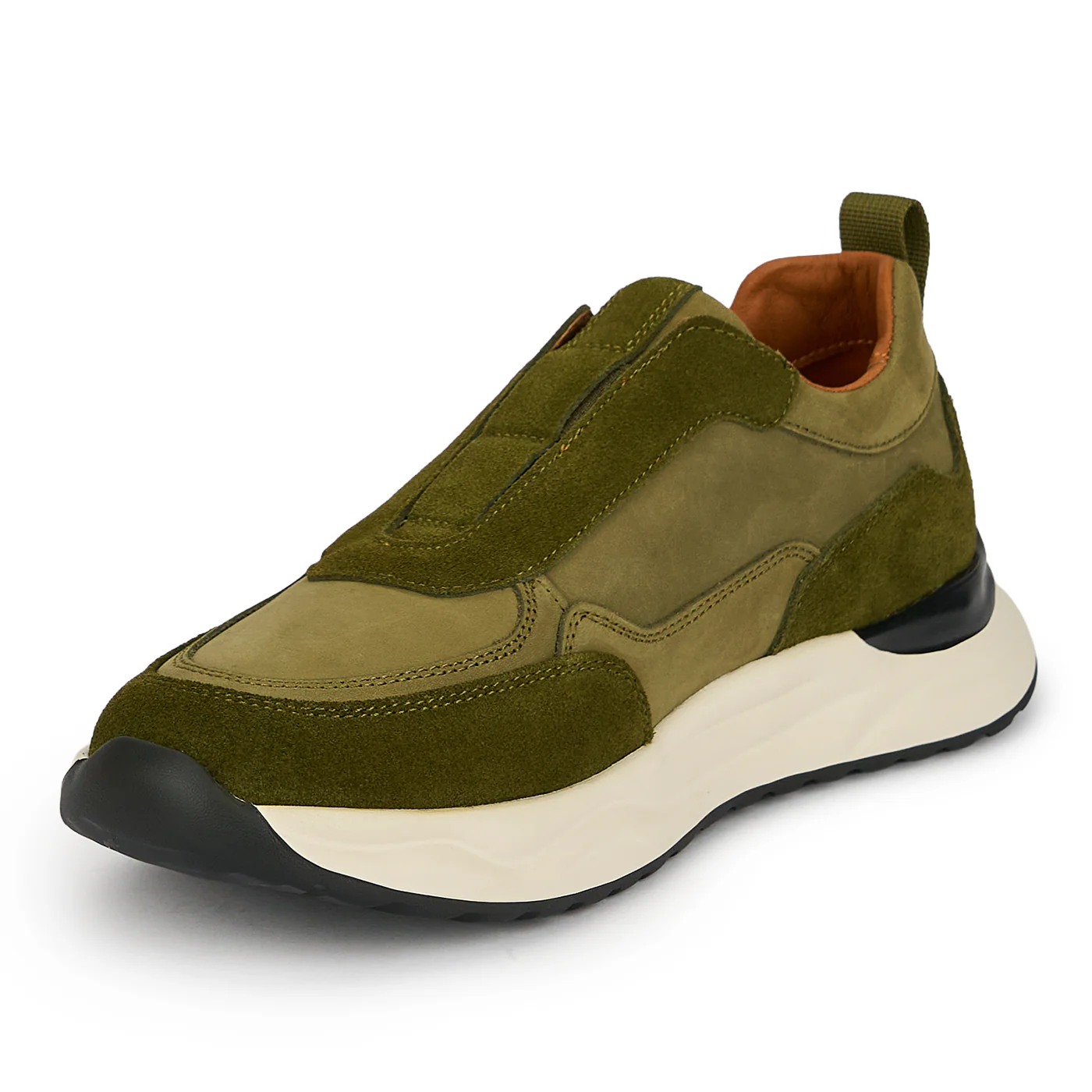 Pantofi barbati din piele naturala verde 20071 - Image 3