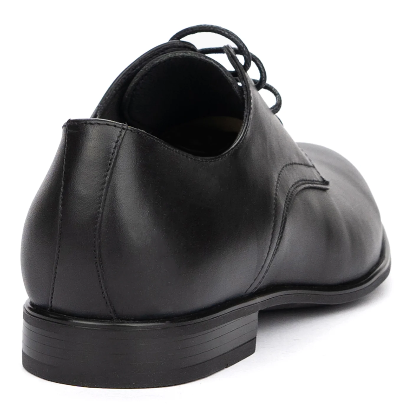 Pantofi Barbati Eleganti Negri cu Toc din Piele Naturala 7277 - Image 2