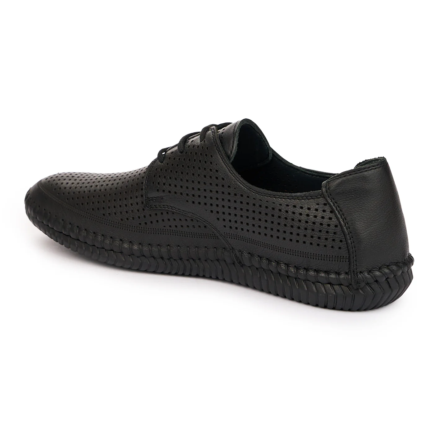 Pantofi Barbati Negri din Piele Naturala Casual 7321 - Image 3