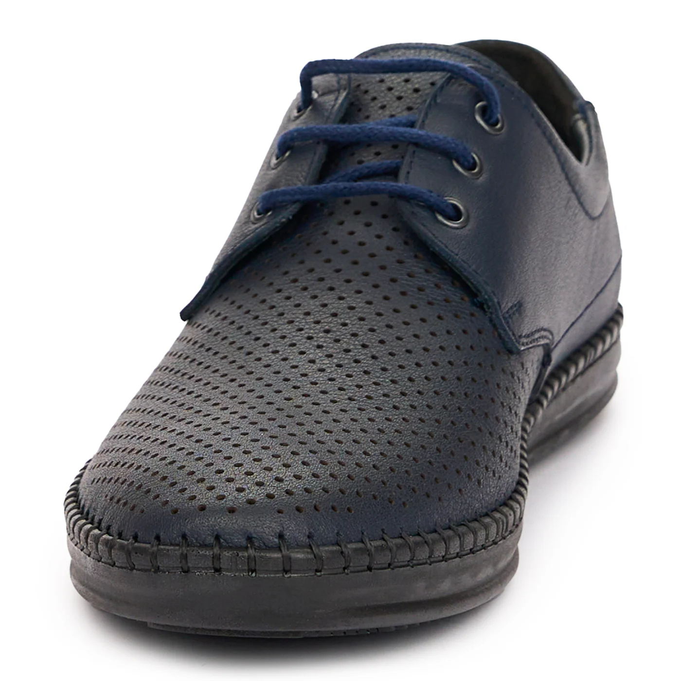 Pantofi Barbati Piele Naturala Casual Bleumarin 7312 - Image 4