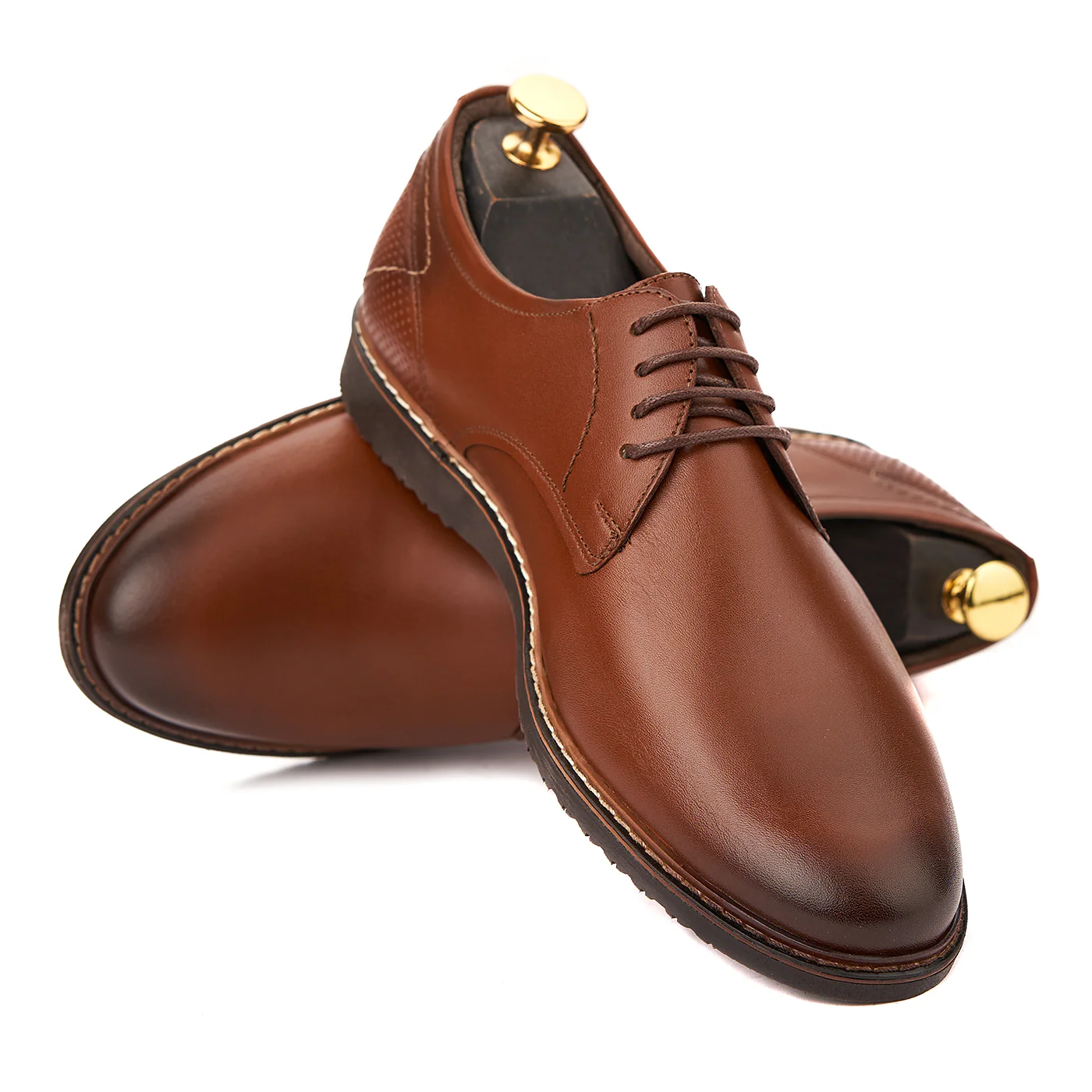 Pantofi barbati piele naturala maro 1081 - Image 4