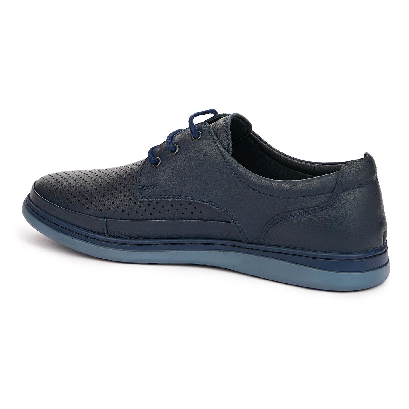 Pantofi Casual Barbati Bleumarin din Piele Naturala 7307 - Image 3